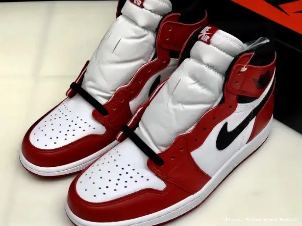 Official Maikesneakers 1 Jordan High Retro Air 555088-101 
